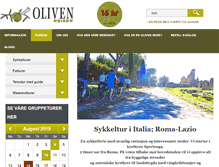 Tablet Screenshot of olivenreiser.no